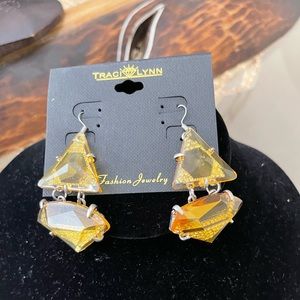 “Swag pierced dangle earrings